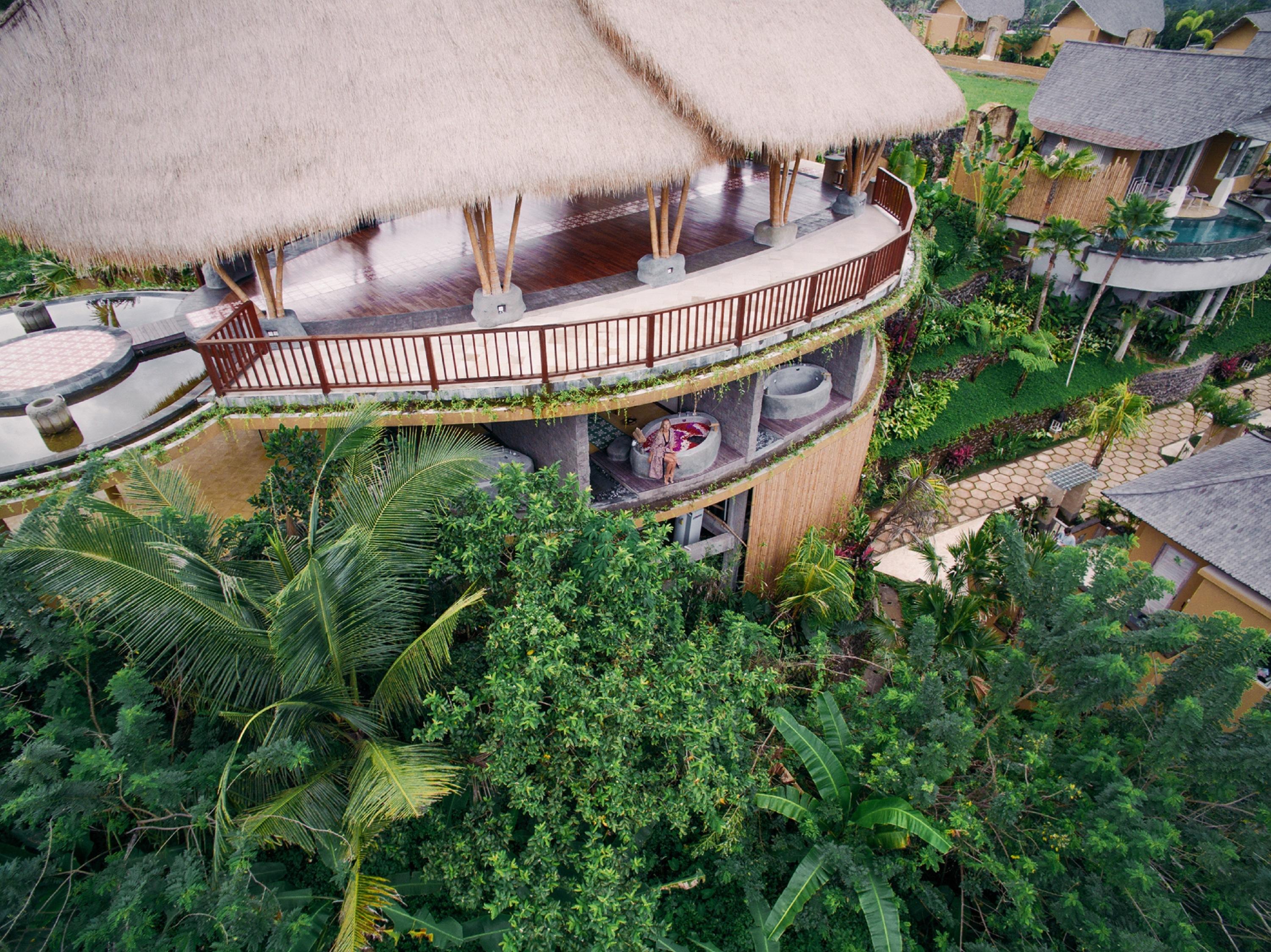 Wapa Di Ume Sidemen Hotell Eksteriør bilde The resort's Treehouse Villas