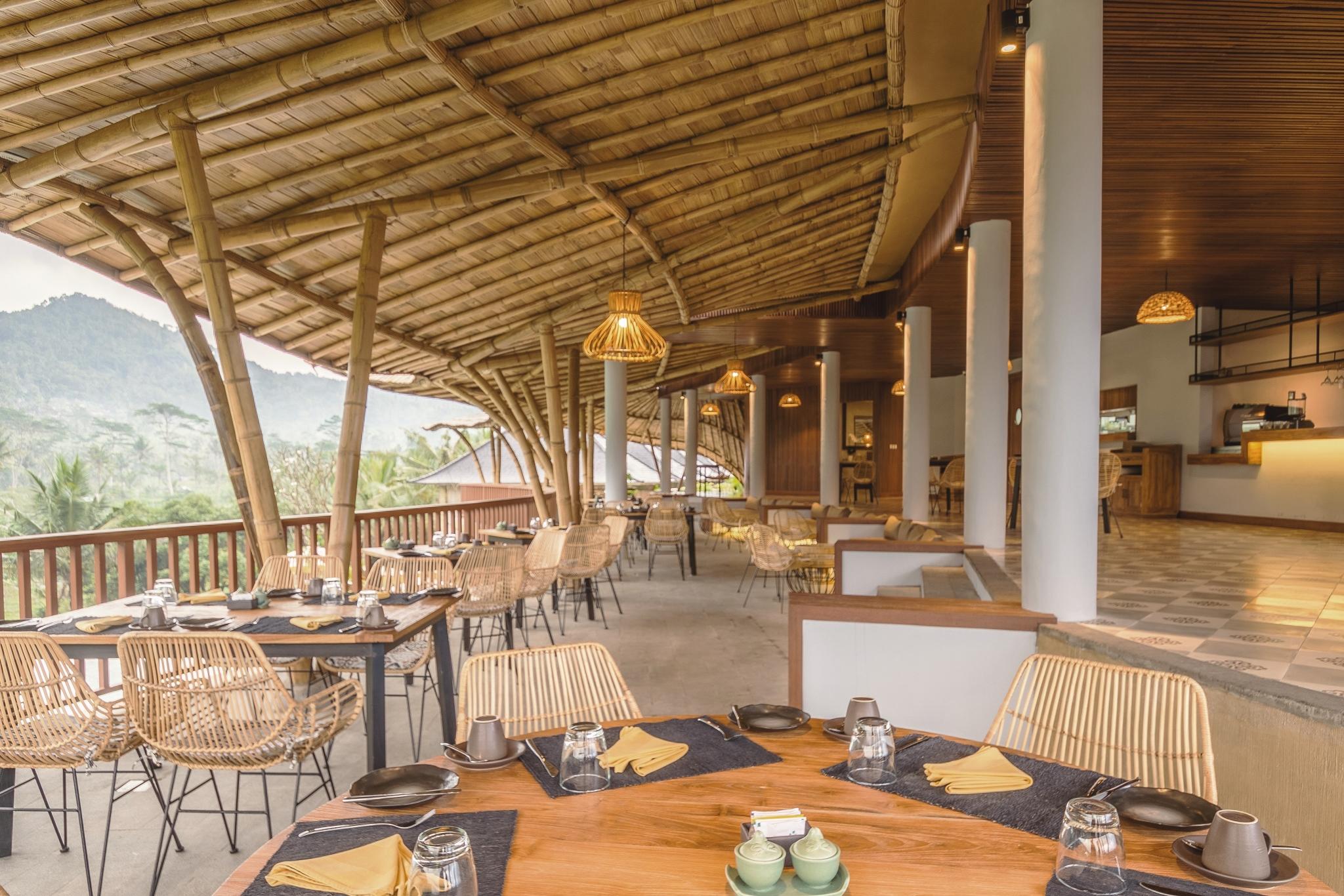 Wapa Di Ume Sidemen Hotell Eksteriør bilde The restaurant at the resort