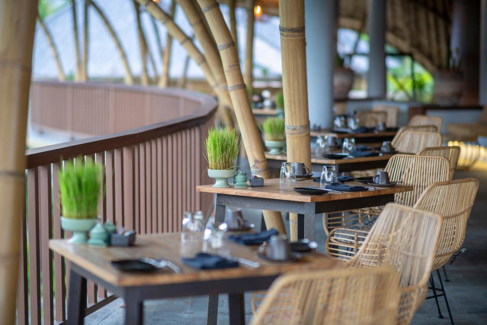 Wapa Di Ume Sidemen Hotell Eksteriør bilde The restaurant at the resort
