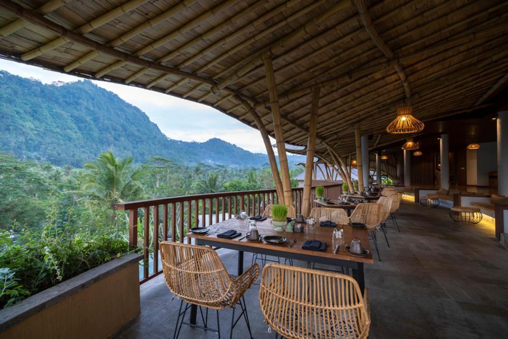 Wapa Di Ume Sidemen Hotell Eksteriør bilde The restaurant at the resort